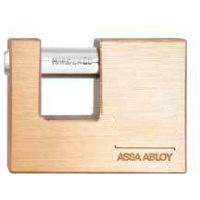 foto del prodotto lucchetto serranda ottone pl311 yale 50mm mignon