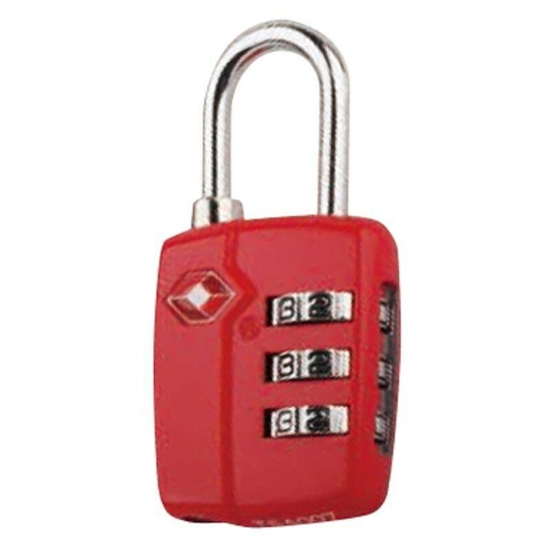 foto del prodotto lucchetto tsa 3 cifre 30mm rosso