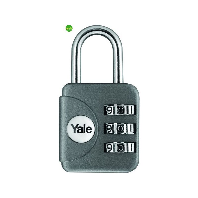foto del prodotto lucchetto yale da viaggio yp1 grigio a combinazione