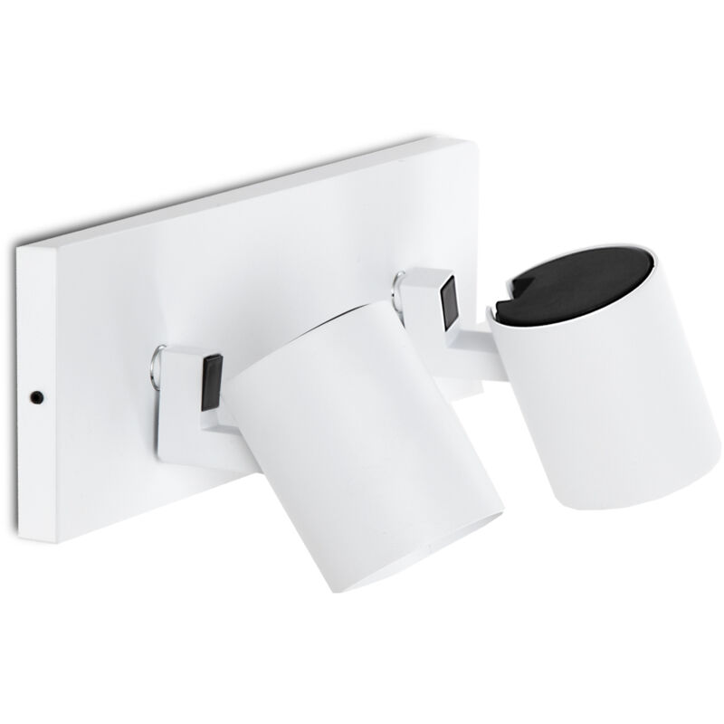 foto del prodotto luce a muro lumiastra 2xgu10 biancosenza lampadina