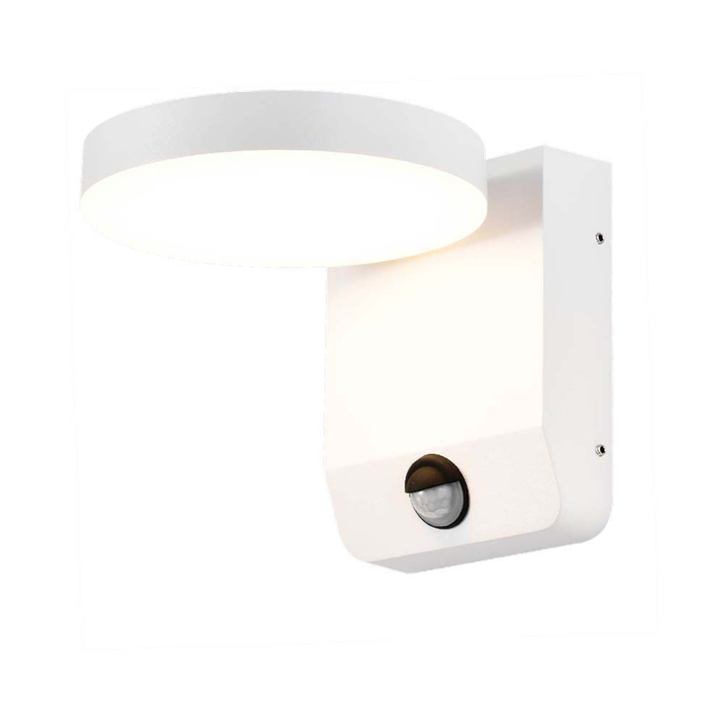 foto del prodotto luce a parete a led da 20 w con sensore di body white 3000k, ip65