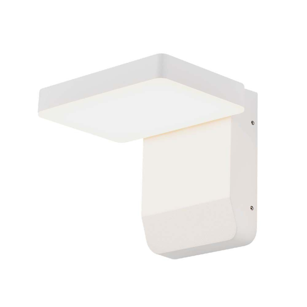 foto del prodotto luce a parete a led da 20w quadrata bianca da 4000k 4000k da esterno ip65