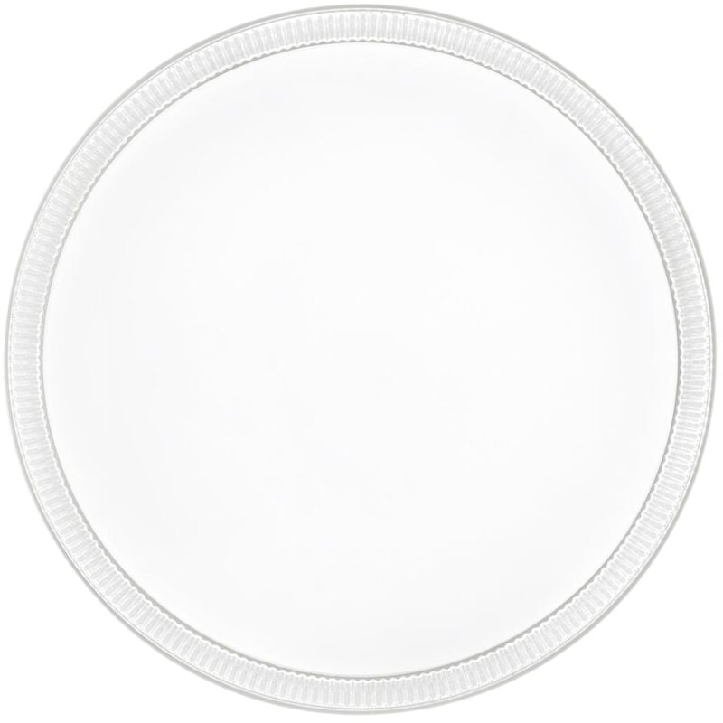 foto del prodotto luce ambiante design plafoniera led kaos bianca con bordo diamantato 24w con interruttore cct 40 cm. 