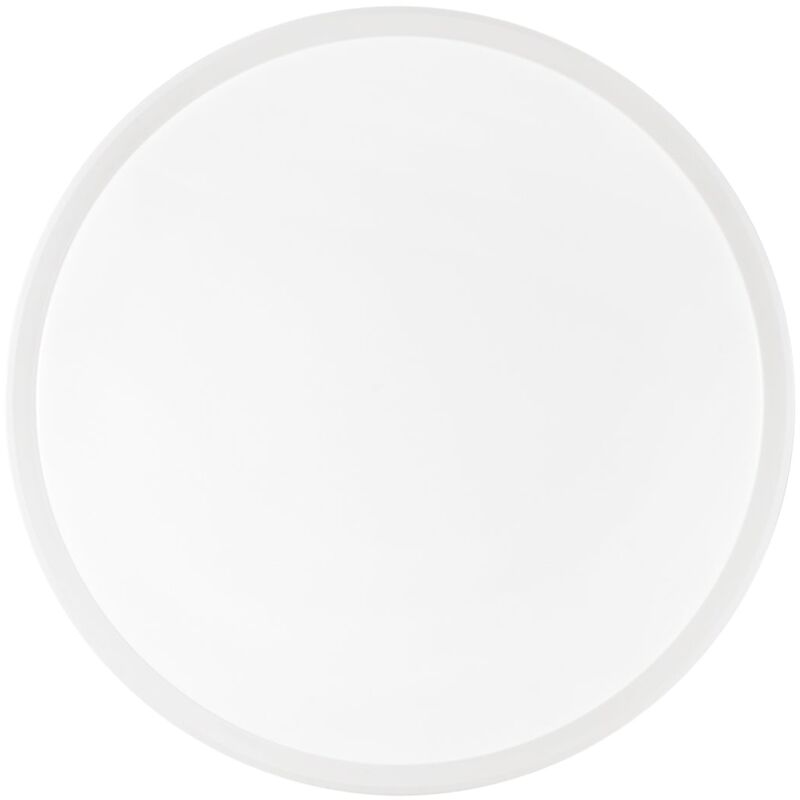 foto del prodotto luce ambiante design plafoniera led mayfair bianca 40w con interruttore cct 48 cm. 