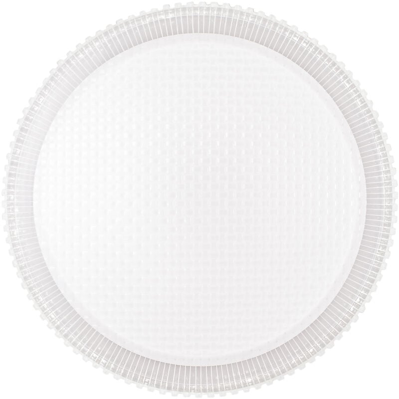 foto del prodotto luce ambiente e design plafoniera led frozen in metallo e acrilico bianco con funzione cct 60 cm. 
