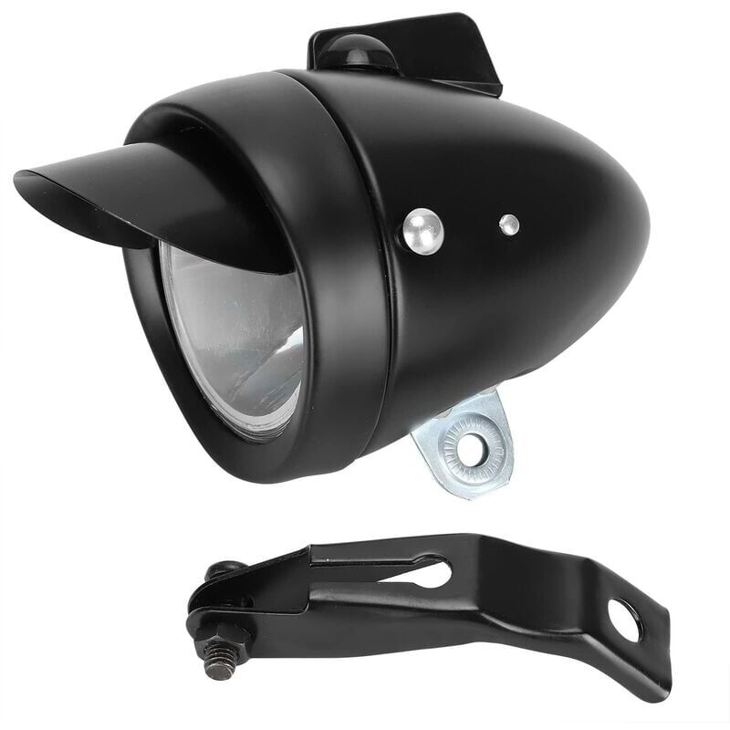foto del prodotto luce anteriore per bici, luce led per bicicletta retr , luce anteriore di sicurezza per guida notturna, faro anteriore per bici vintage, torcia di