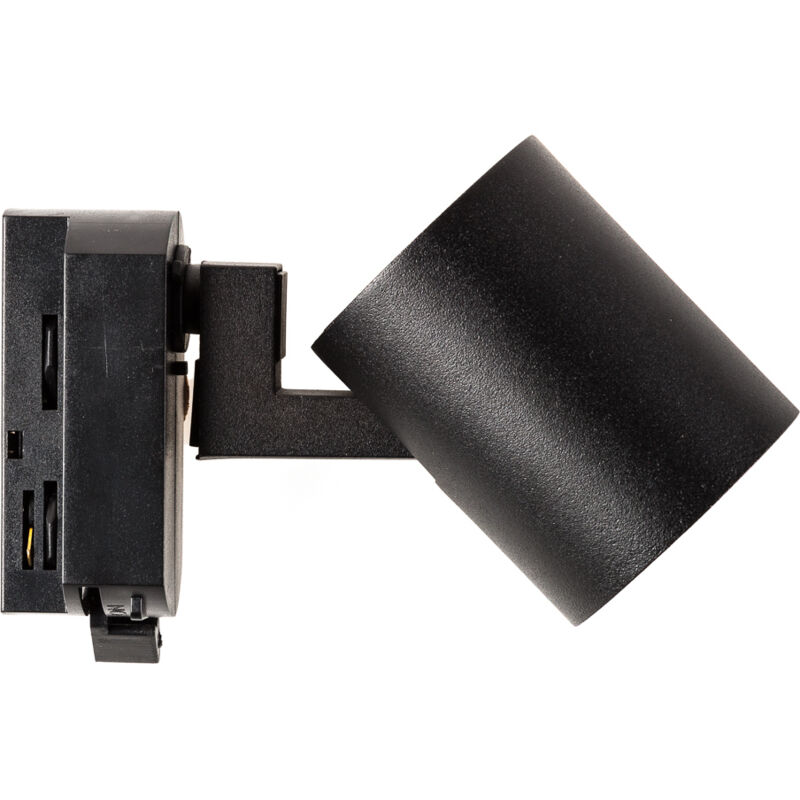 foto del prodotto luce da binario a led monofase lumiastra 1xgu10 nero senza lampadina