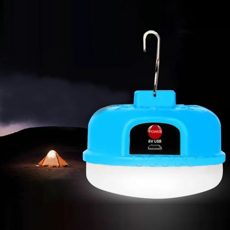 foto del prodotto luce da campeggio portatile led lampada lanterna ricaricabile 50w gancio z988