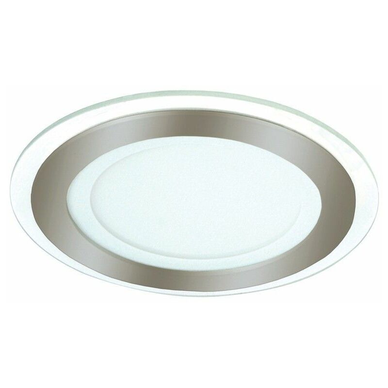 foto del prodotto luce da incasso a led 6w 3000k kairo round nickel cristalrecord 02 068 06 002