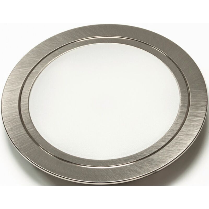 foto del prodotto luce da incasso chip emotion 12 v 4 w el. d.68mm colore cornice effetto acciaio inox