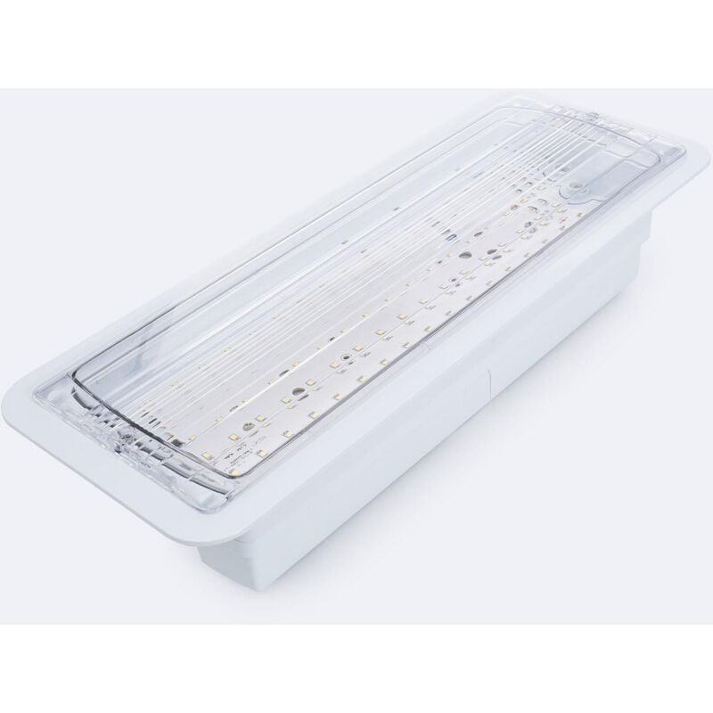 foto del prodotto luce di emergenza led a incasso 160lm permanente no permanente foro 155x400 mm 3 w