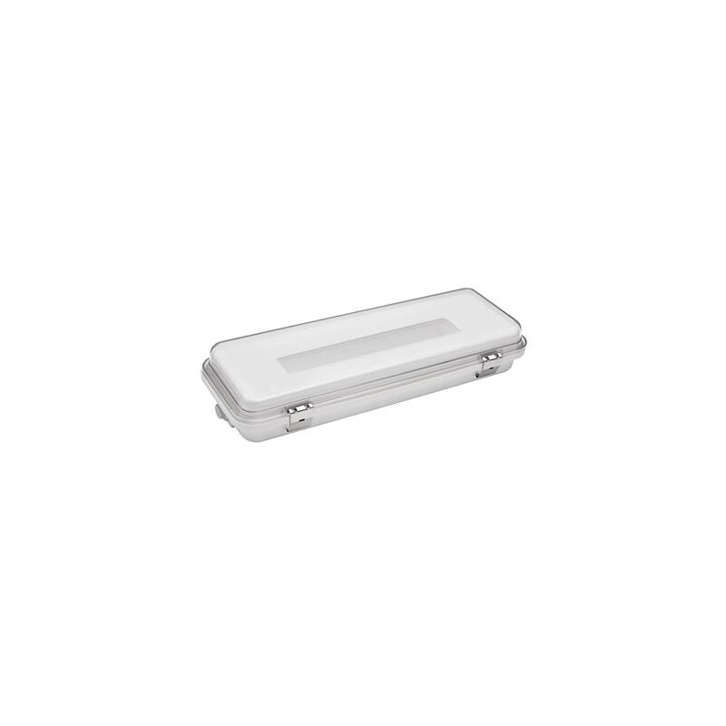 foto del prodotto luce di emergenza led ermetica da superficie stagna 0,6w 5700k 170lm ip65 ik10 36x13x7cm colore bianco
