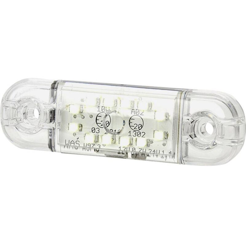 foto del prodotto luce di ingombro cavi terminali luce di segnalazione anteriore 12 v, 24 v bianco vetro trasparente secor t