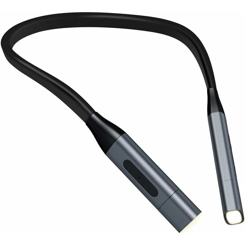 foto del prodotto luce di lettura a led, luce notturna ricaricabile tramite usb per la cura degli occhi, luce hug con 3 modalit di luminosit , luce da libro