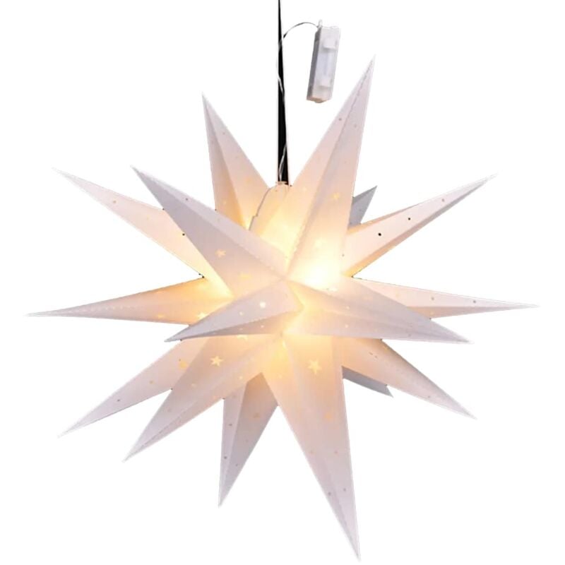 foto del prodotto luce di natale stella a led 58 cm hi