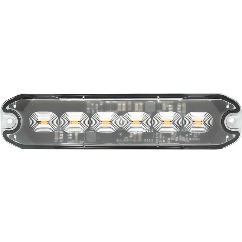 foto del prodotto luce di segnalazione flash 6 led arancio