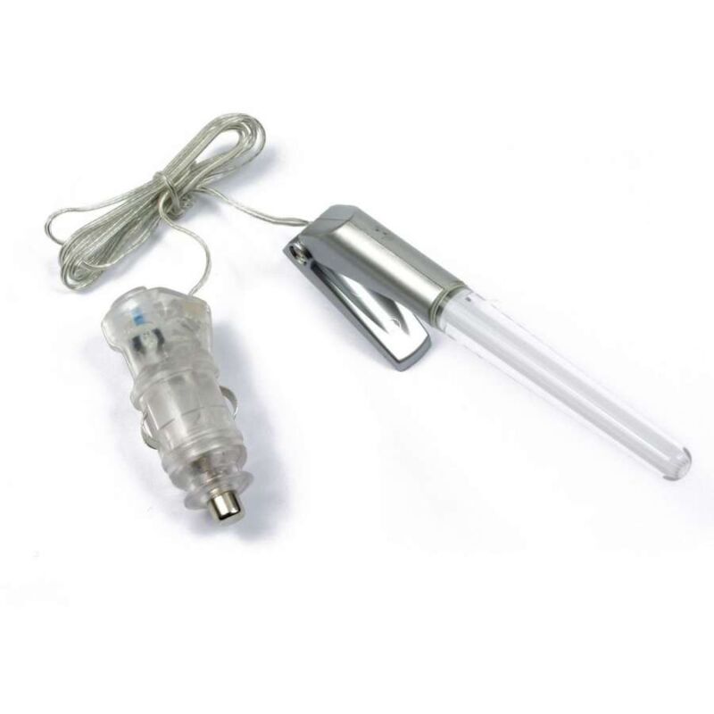 foto del prodotto luce interna attacco all accendisigari argento silver