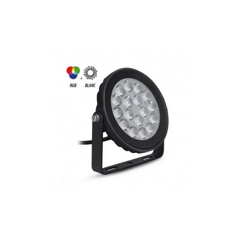foto del prodotto luce led 9w 900lm 15 impermeabile ip66 135mmx133mm rgb cct bianco 2700k a 6500k