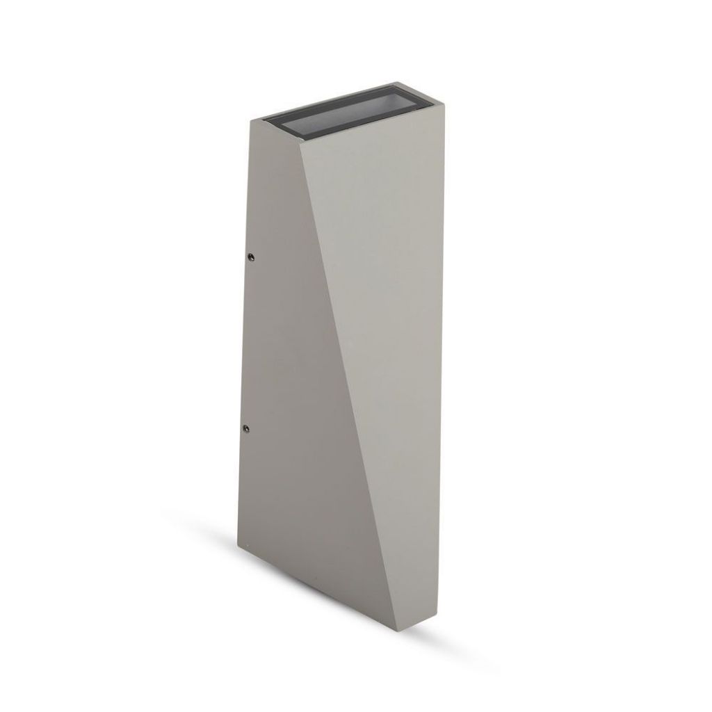 foto del prodotto luce led a parete da esterno 6w wall light grey grey body ip65 3000k