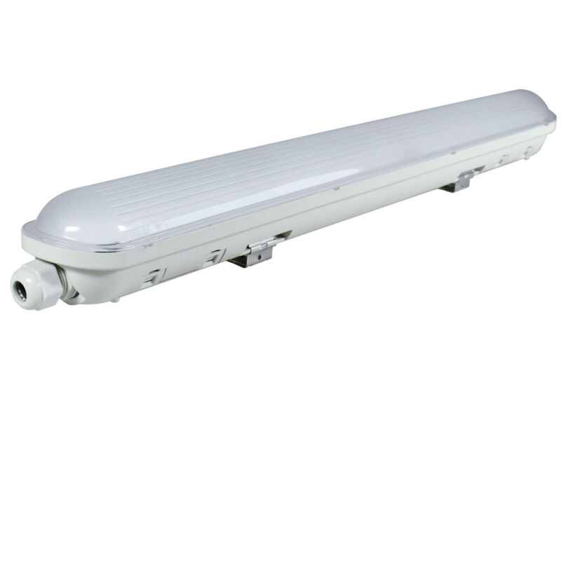 foto del prodotto luce led ermetica balwir 21w 6000k ip65 590x72x61mm grigio