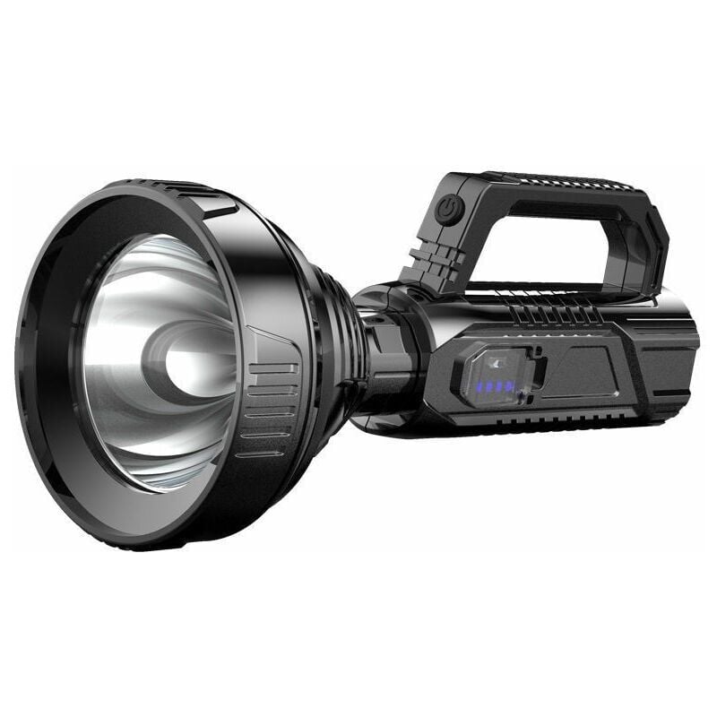 foto del prodotto luce led multifunzione per esterni, torcia elettrica ricaricabile usb a lungo raggio e luce intensa hb788, batteria integrata di grande capacit 