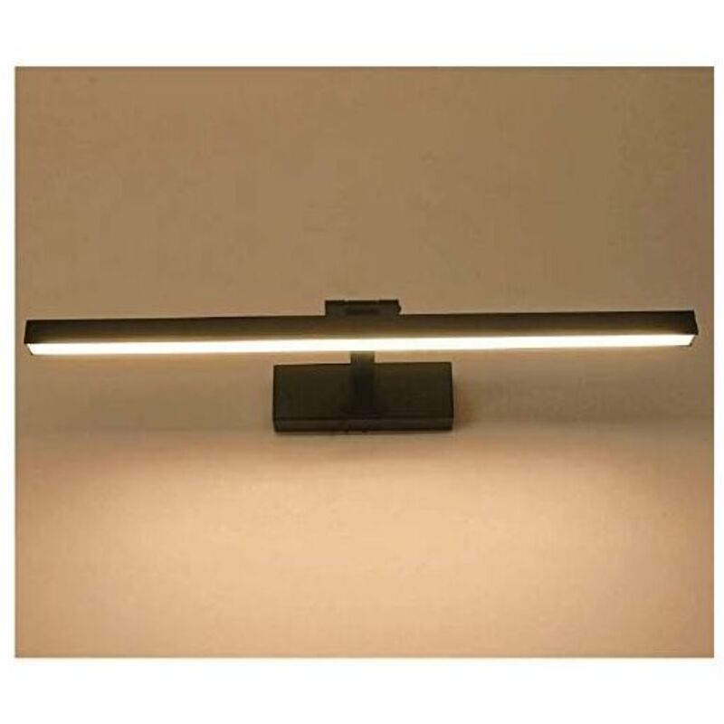 foto del prodotto luce led per bagno 9w 40cm, lampada per specchio, lampada da parete con angolo regolabile, ac85 265v, 6000k nero bianco caldo 
