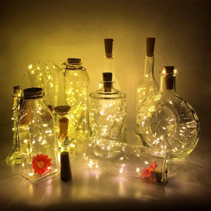 foto del prodotto luce led sommergibile a batteria, luce decorativa per interni, ideale per vasi, bottiglie, acquari