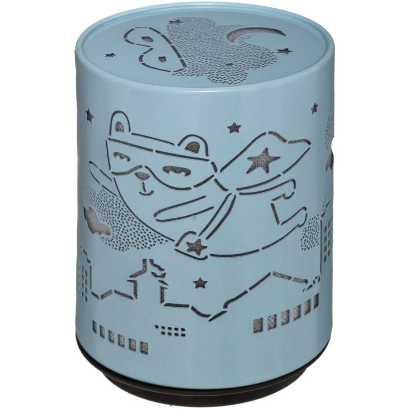 foto del prodotto luce notturna a batteria push di tendenza h.13cm in metallo - atmosphera cr ateur d'int rieur