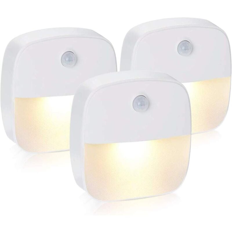 foto del prodotto luce notturna a led, lampada da parete autoadesiva con sensore di movimento e sensore di luce, luce notturna a led per bambini per cameretta, camera
