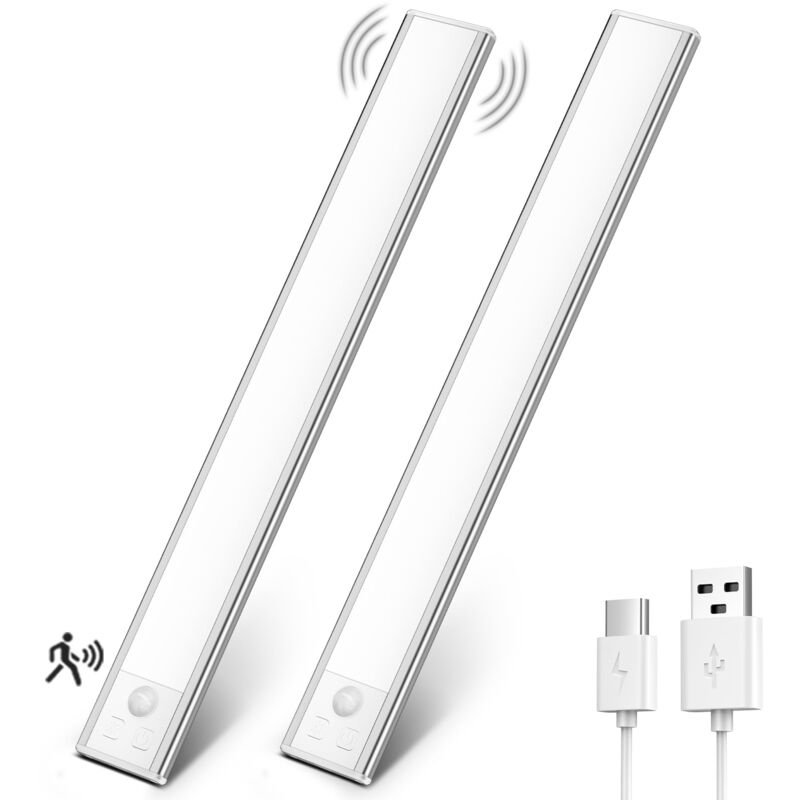 foto del prodotto luce per armadio, illuminazione interna a led ricaricabile, luce con sensore di movimento a led dimmerabile senza fili, luce a led per armadio,