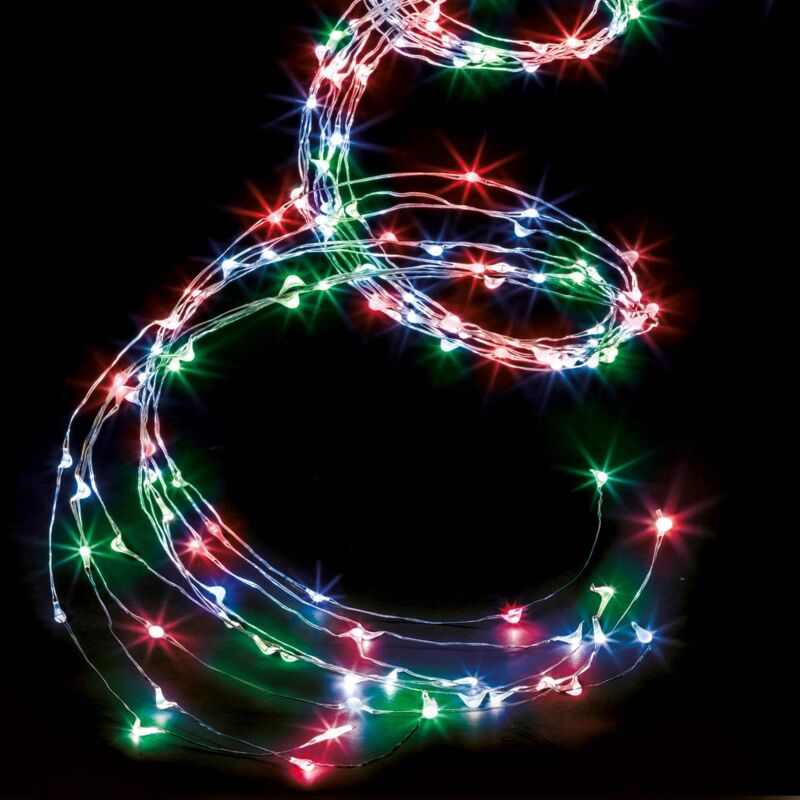 foto del prodotto luce per cascata da esterno 3m 600 led multicolore trasformatore feeric lights christmas