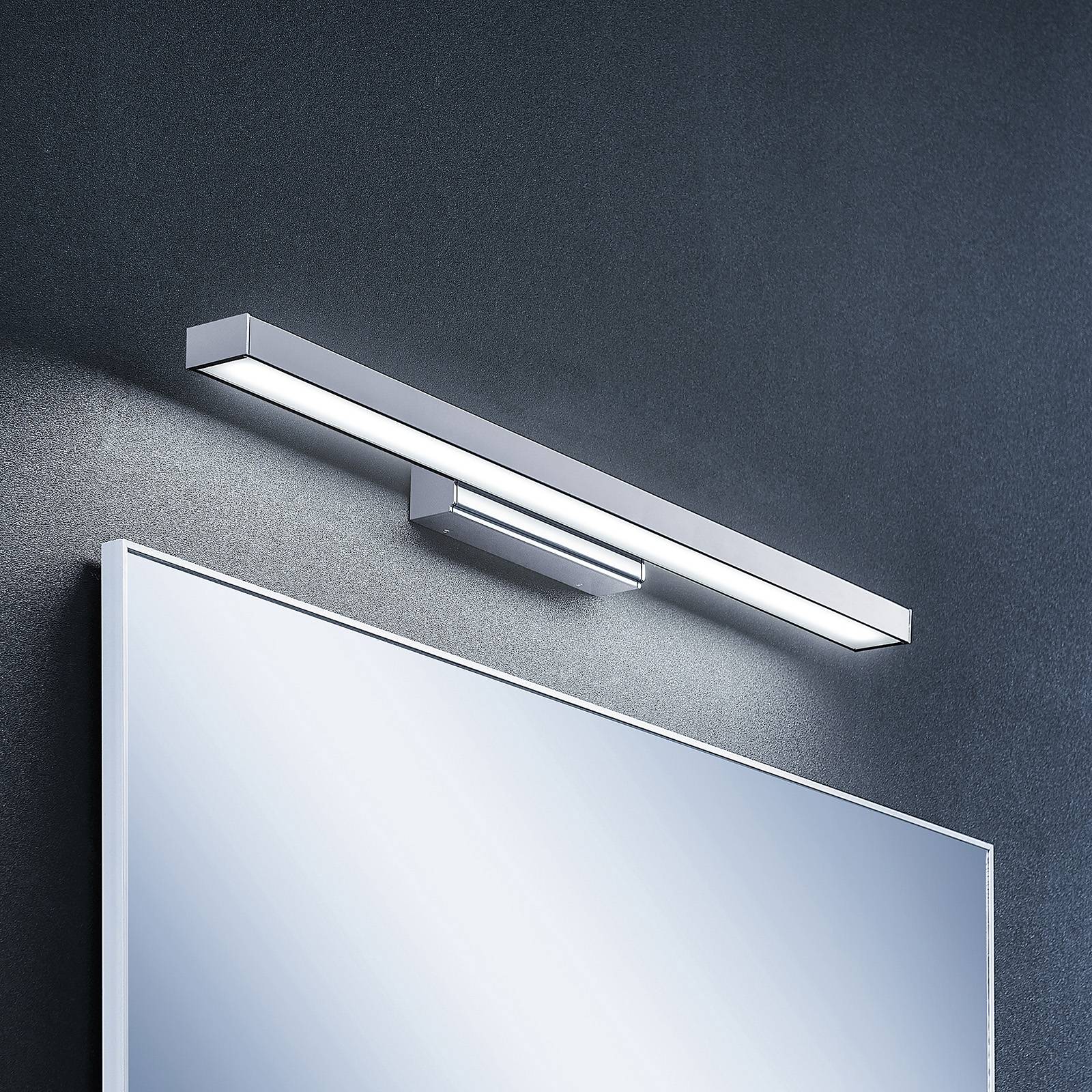 foto del prodotto luce per specchio a led lindby alenia, 60 cm, cromo, alluminio, ip44