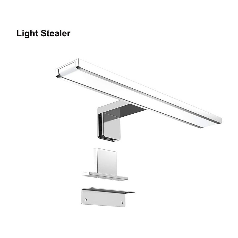foto del prodotto luce per specchio da bagno a led 6w 230v ip44 impermeabile 30cm 4000k luce bianca neutra abs