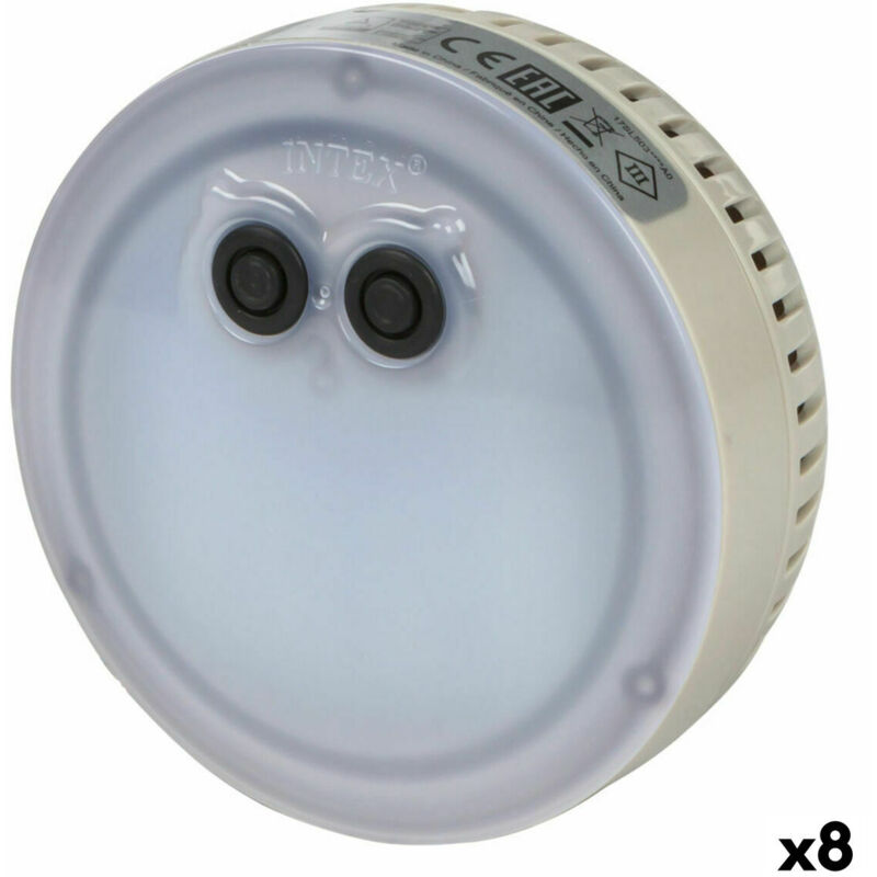 foto del prodotto luce piscina intex 28503 12 x 12 x 6,5 cm multicolore 8 unit 
