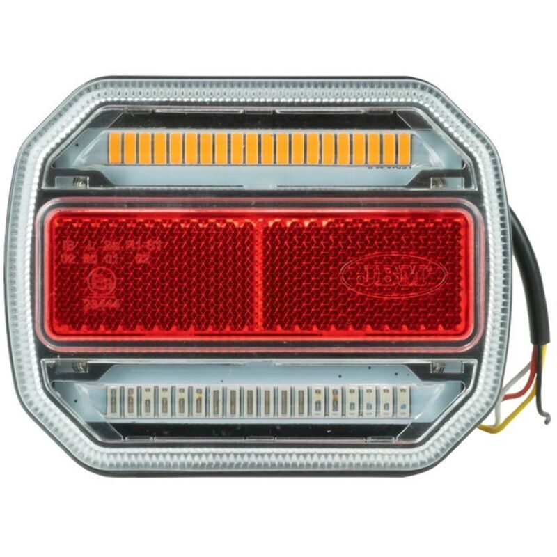 foto del prodotto luce posteriore a led destra per rimorchio 5 funzioni