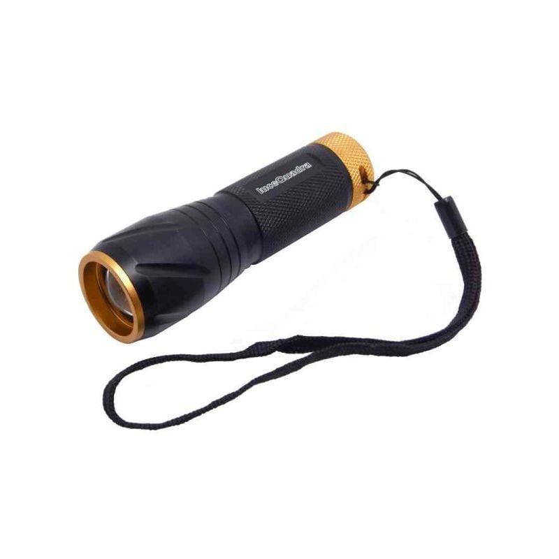 foto del prodotto luce quadra nero led 5w, torcia metallo led