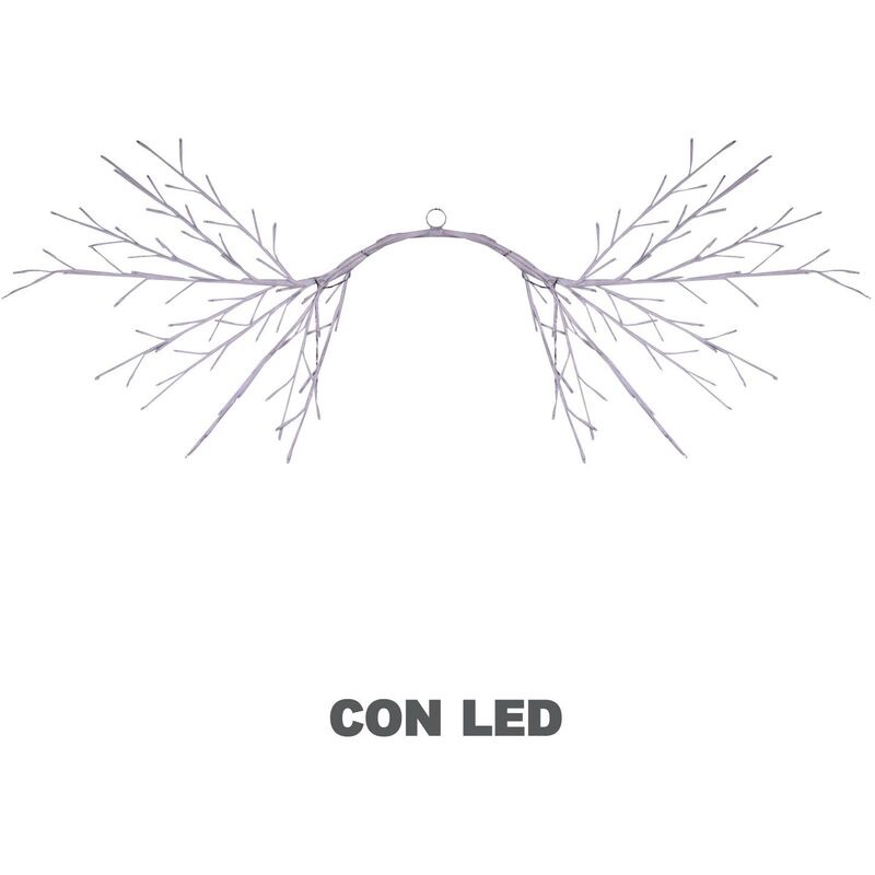 foto del prodotto luce ramo 144 led bianco caldo cm130x80alimentazione fissa uso esterno