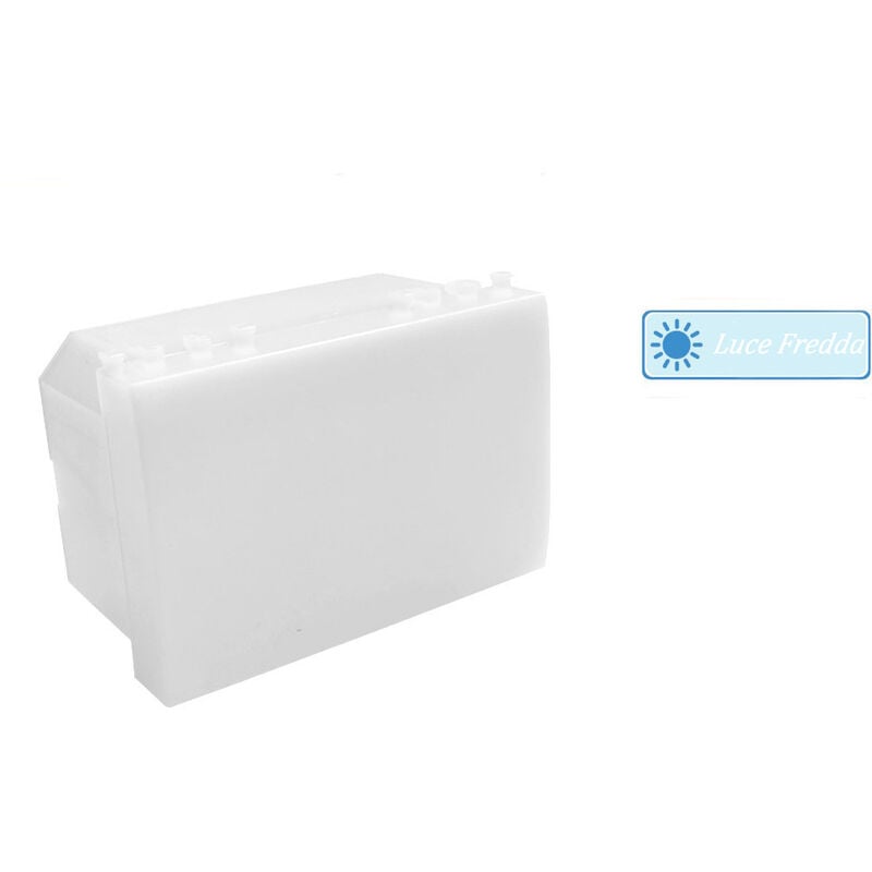 foto del prodotto luce segnapasso a led per cassetta 503 compatibile con vimar plana 5 watt luce fredda 6500k ip65