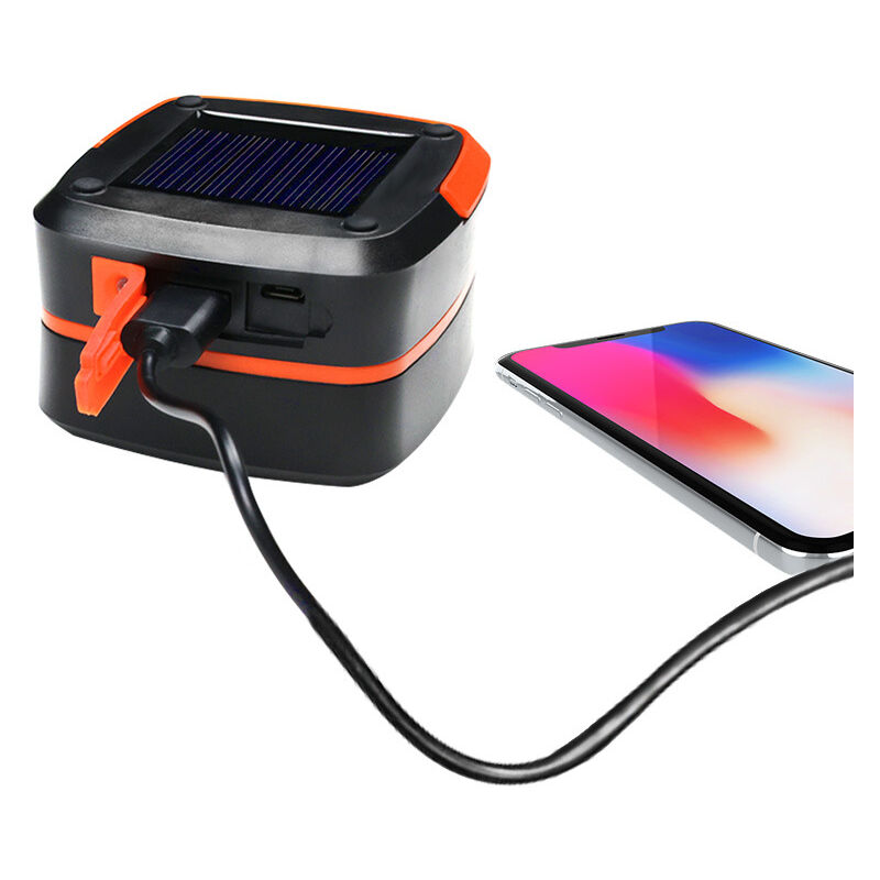 foto del prodotto luce solare da campeggio a led portatile e retrattile emergenza e soccorso