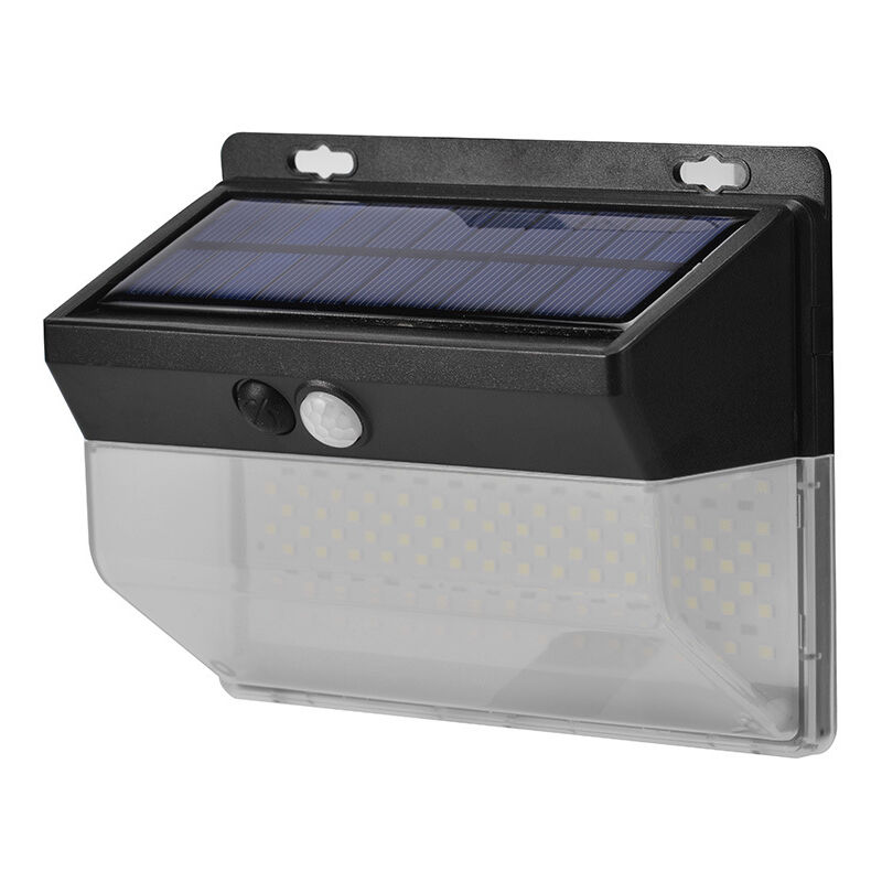 foto del prodotto luce solare da giardino per esterni, 206 led, illuminazione solare per esterni con sensore di movimento, luce solare di sicurezza a led wireless