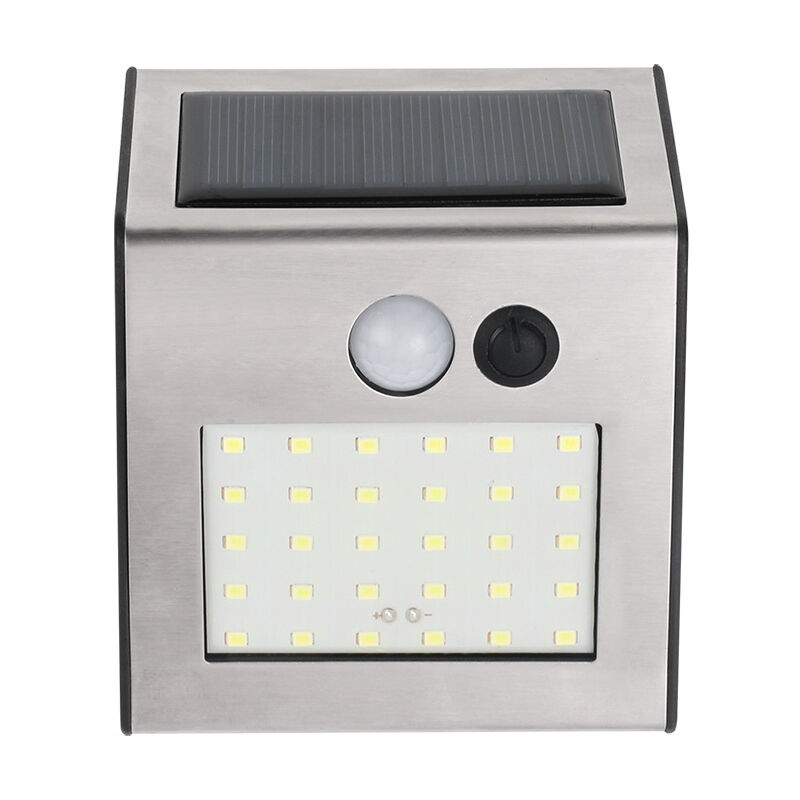 foto del prodotto luce solare esterna a 30 led, luce solare esterna con sensore di movimento, grandangolo 120 , illuminazione solare esterna, impermeabile ip65,