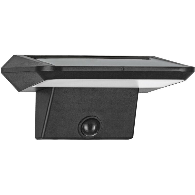foto del prodotto luce solare esterno moderna porrassa policarbonato nero e bianco led