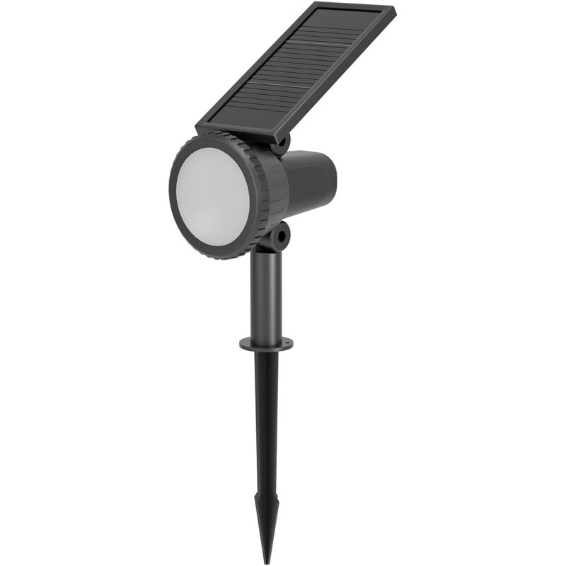 foto del prodotto luce solare esterno moderna sambuco policarbonato nero led
