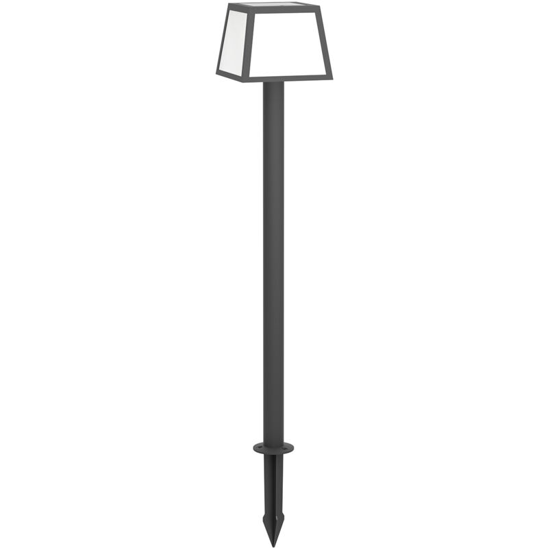 foto del prodotto luce solare esterno picchetto alto moderno altilia policarbonato nero led