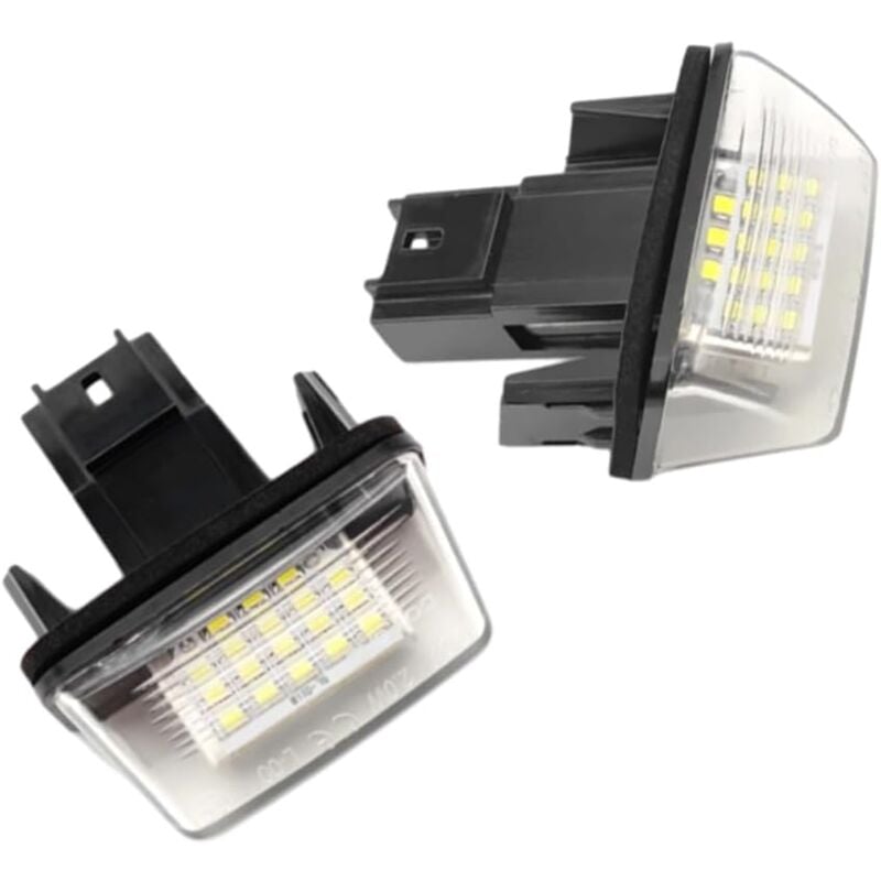 foto del prodotto luce targa a led, 2 luci allo xeno da 12 v, bianche, fanale posteriore per peugeot 5008 5 porte monovolume 2009 2012 