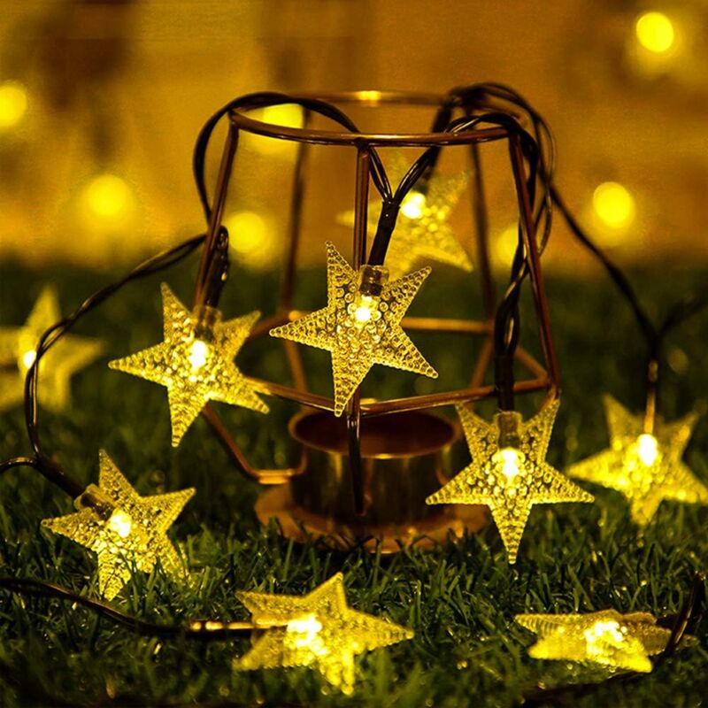foto del prodotto luci a stringa solare per esterni, 12m 100 led luci a stringa solare per esterni ip65 impermeabili 8 modalit luce decorativa per giardino, terrazza,