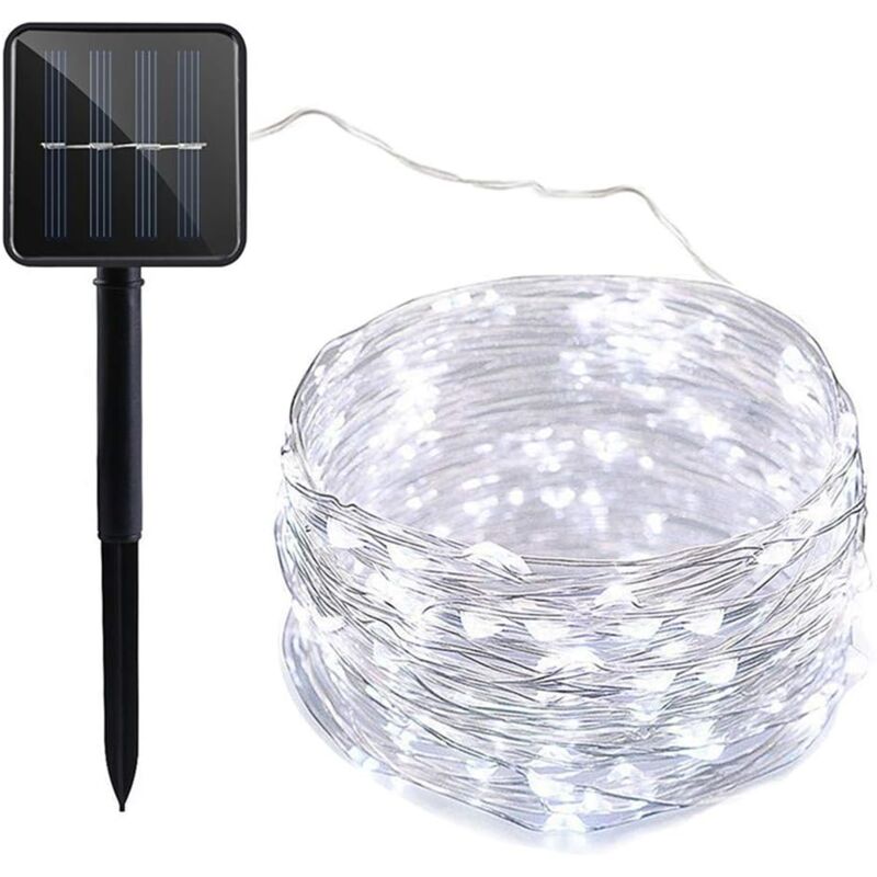 foto del prodotto luci a stringa solari per esterni, 22 m, 200 led, impermeabili, 8 modalit , luci a stringa solari per esterni, per giardino, patio, casa, festa,