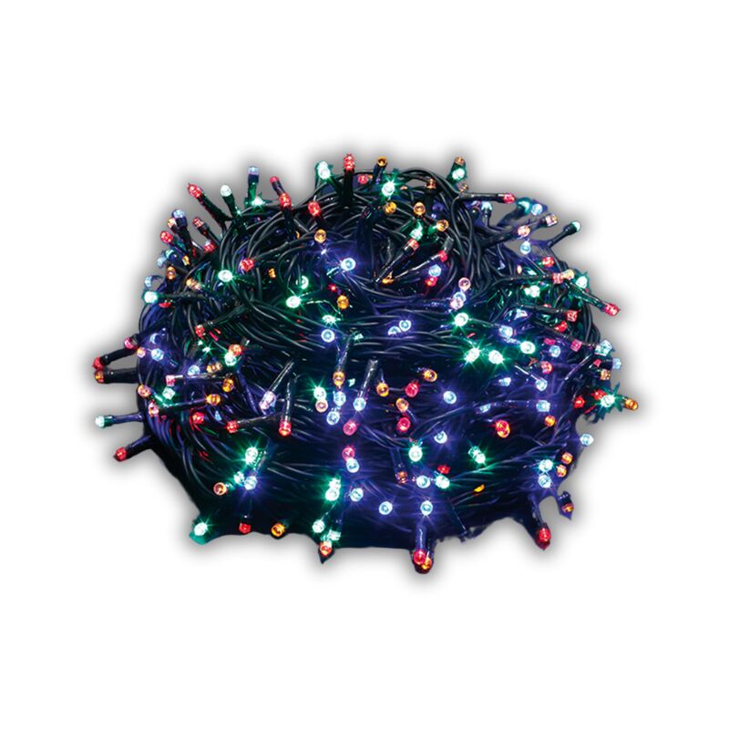 foto del prodotto luci catena lineare per natale 180 led con controller regolazione intensit multicolor