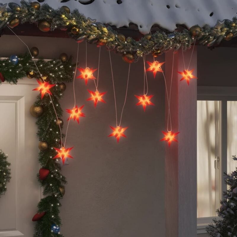 foto del prodotto luci di natale 10 led rosse 10 cm vidaxl