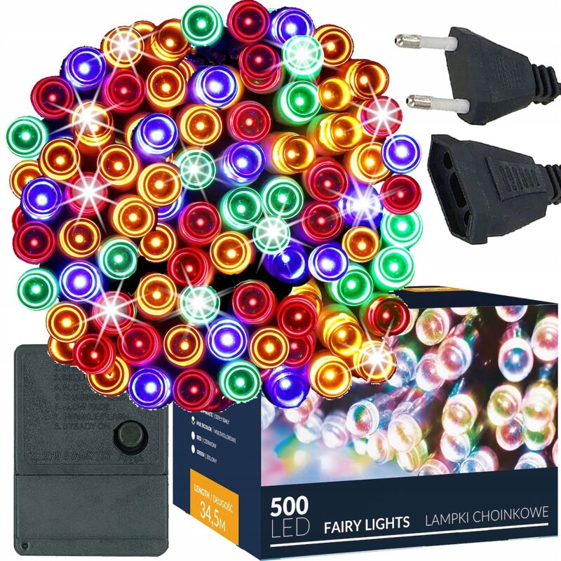 foto del prodotto luci di natale 500 led 35m est int per albero multi natalizie